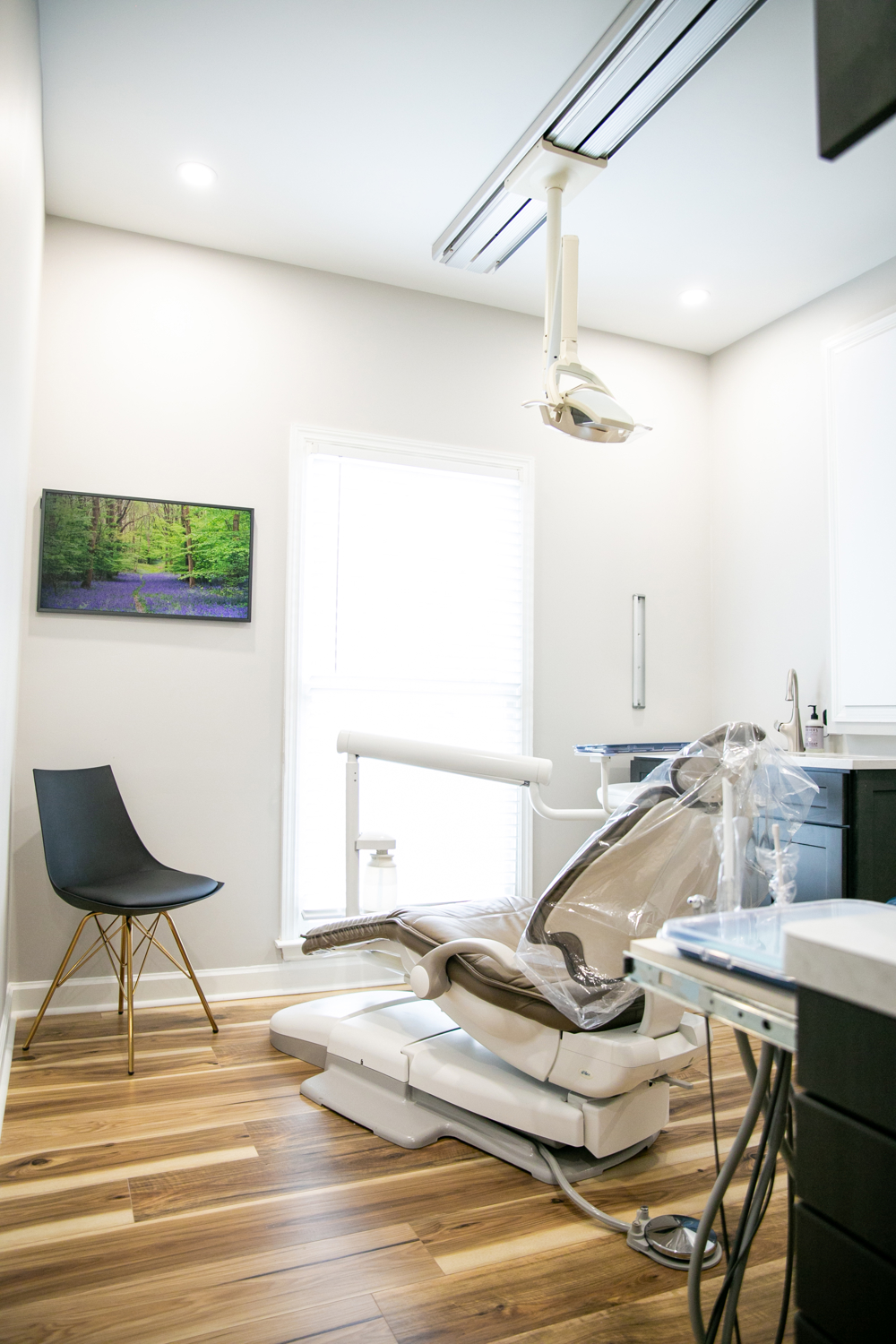 Modern treatment room at Mars Hill Dental